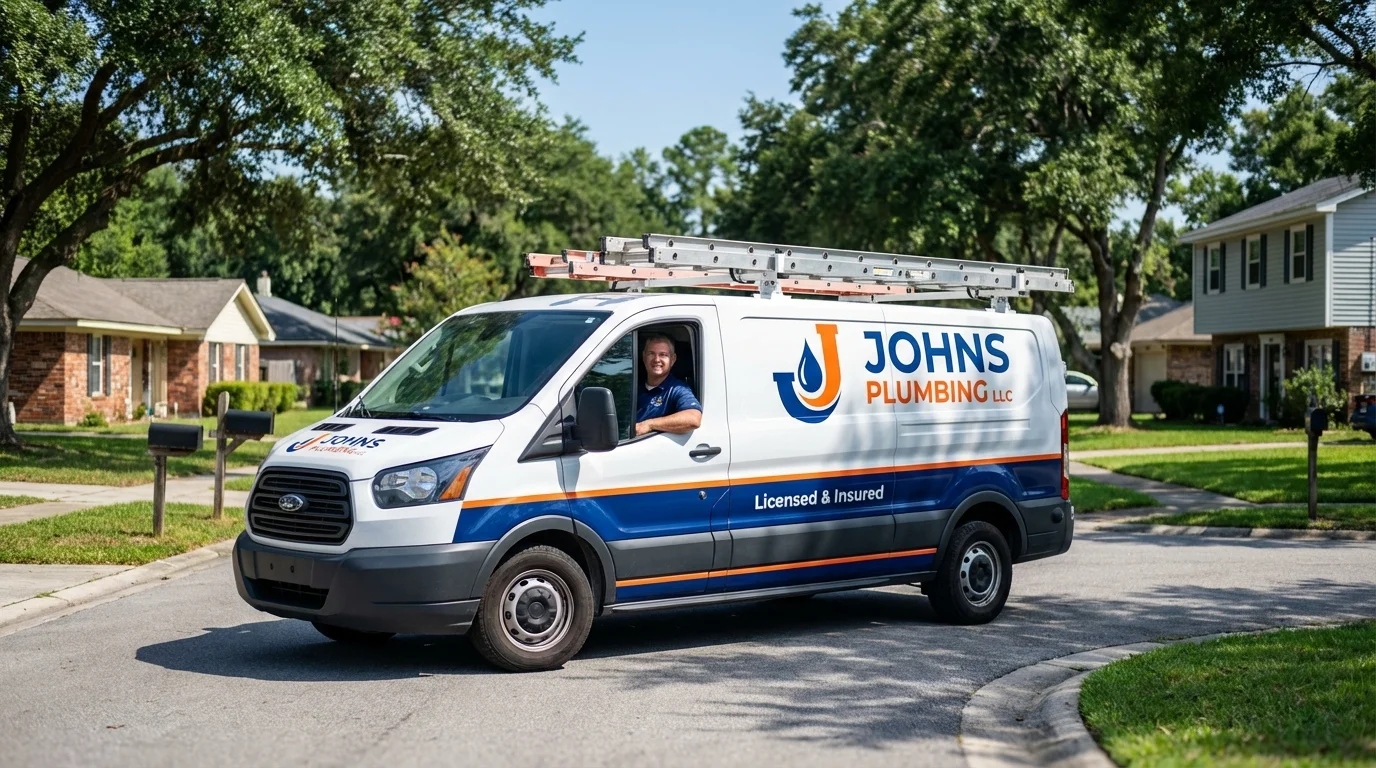 Johns Plumbing LLC service van in Black Diamond, WA
